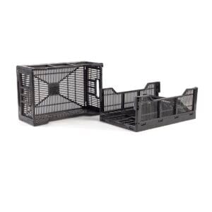 Mini πτυσσόμενο καλάθι -ΕΝΚΟ- μαύρο για το σπίτι 6lt 30x20x11.5cm 3211 - Image 3